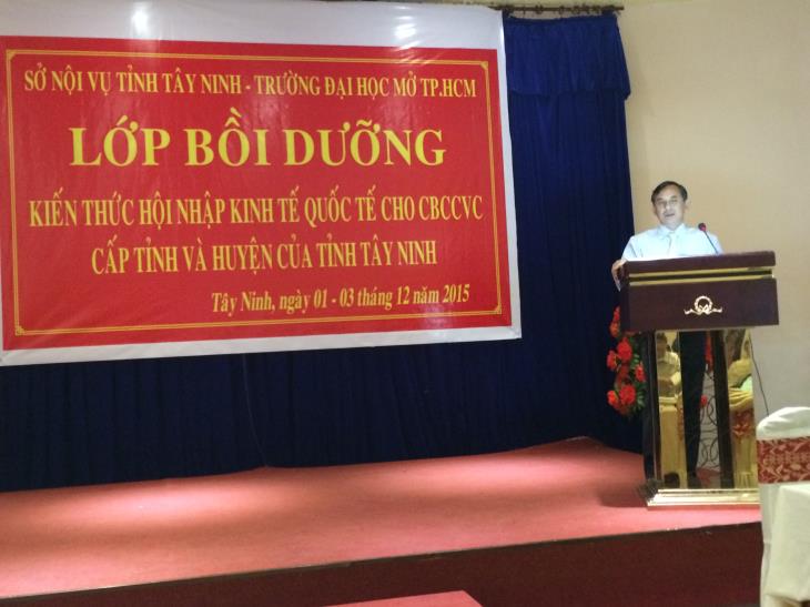 Bồi dưỡng kiến thức hội nhập kinh tế quốc tế